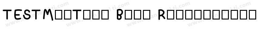 TESTMeiTuan Bold Regular字体转换